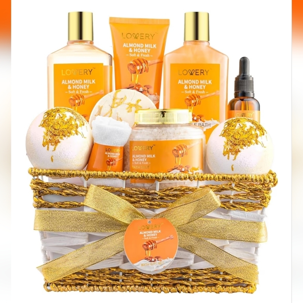 10 Pc Almond Milk & Honey Beauty & Personal Care Set